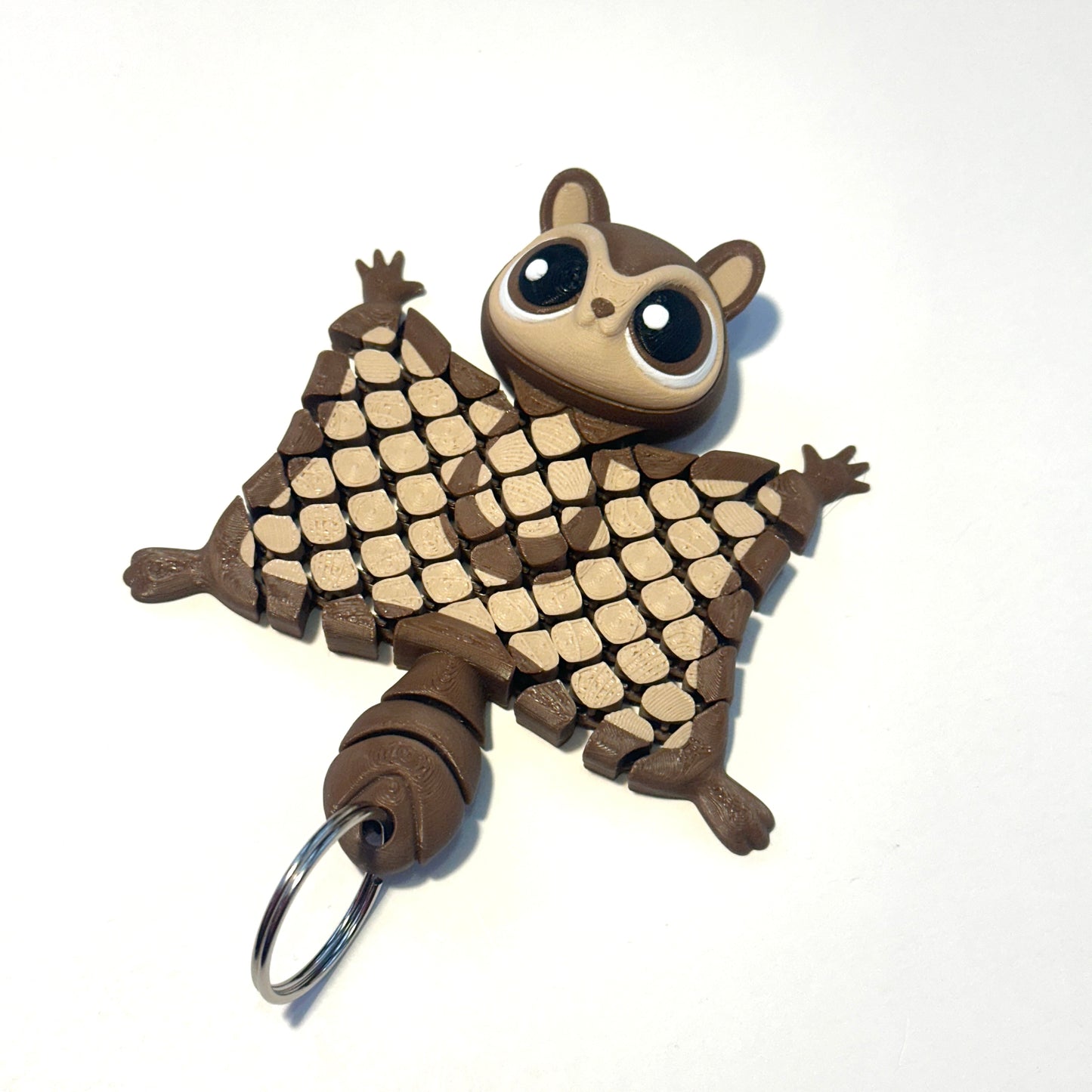 Merle The Flying Squirrel - 3D Printed Articulating Figure