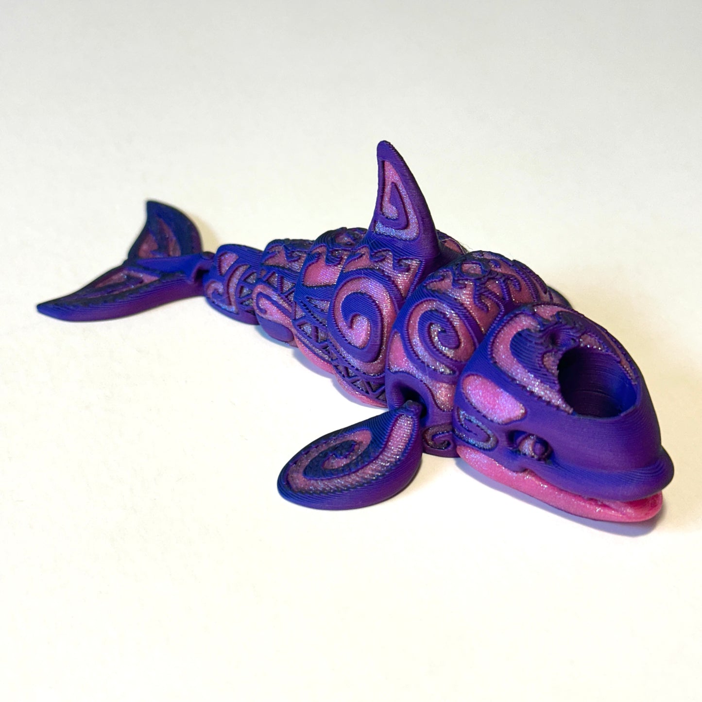 Tattooed Orca - 3D Printed Articulating Figurine