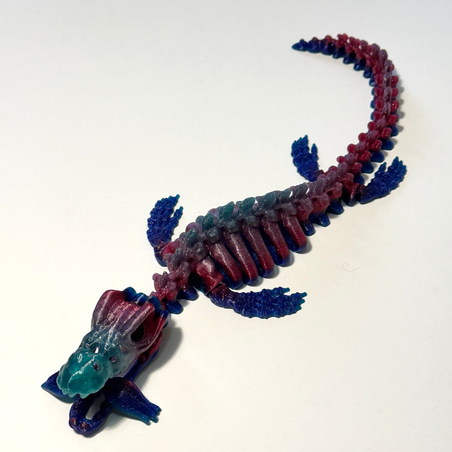 Flexi Skeleton Mosasaurus - 3D Printed Articulating Figure