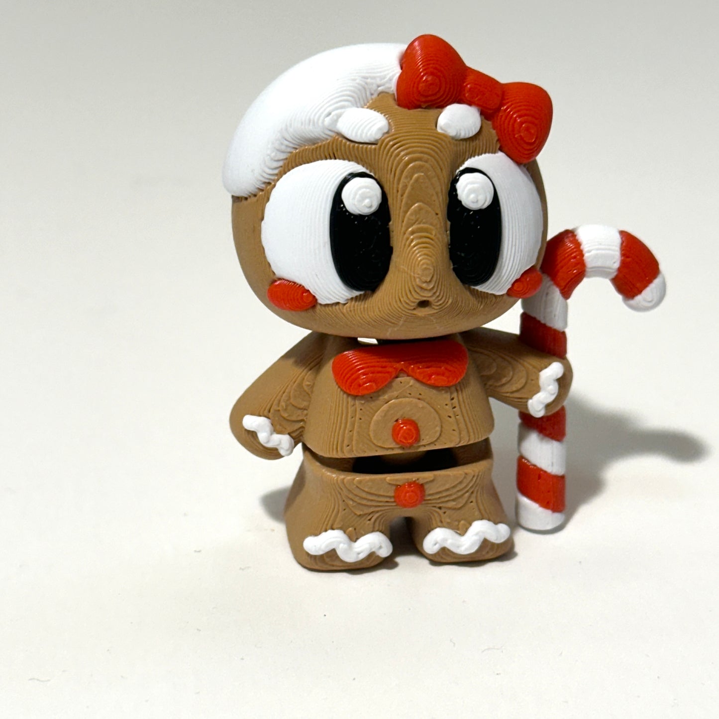 Mini Gingerbread Cookie - 3D Printed Articulating Figure
