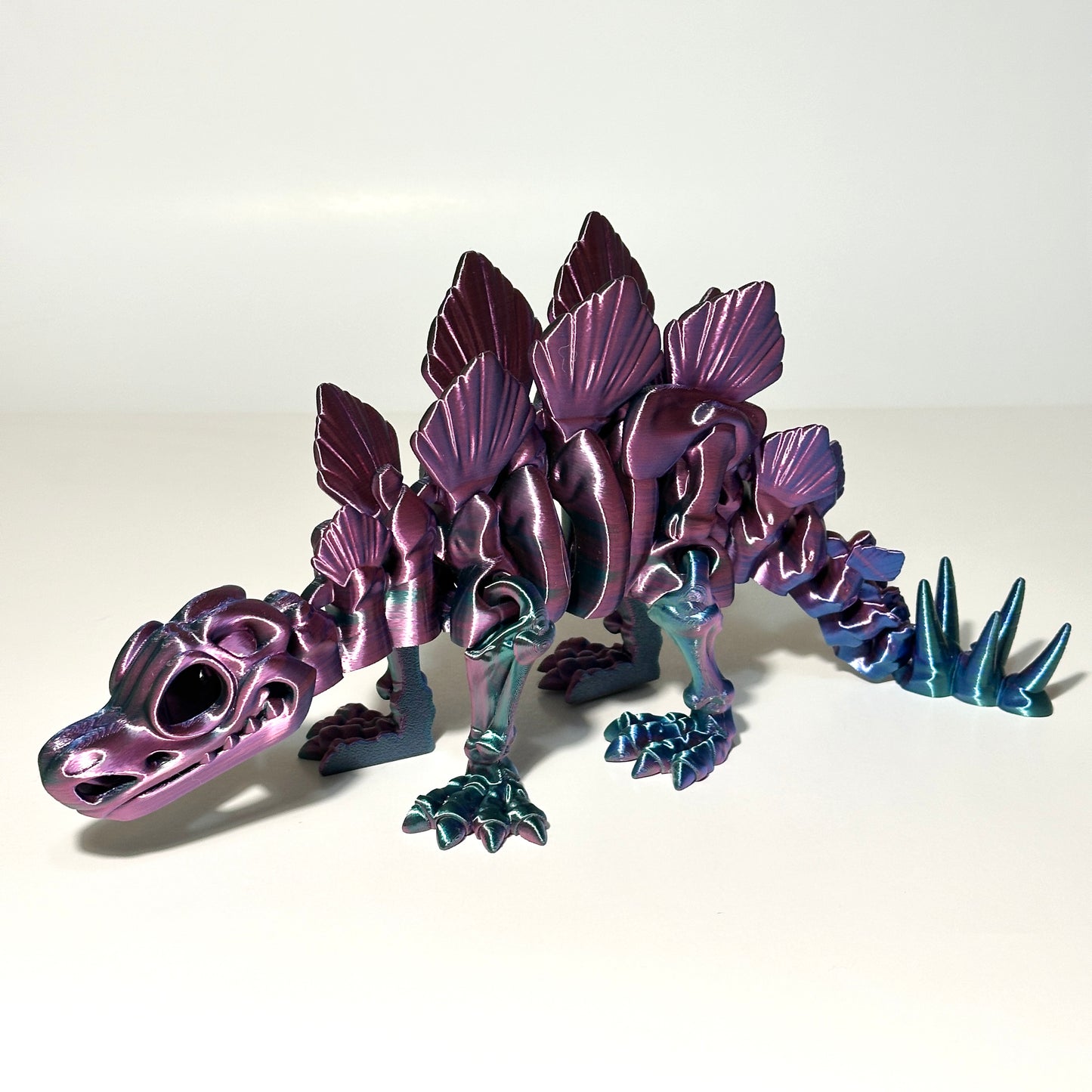 Giant Flexi Skeleton Stegosaurus - 3D Printed Articulating Figurines