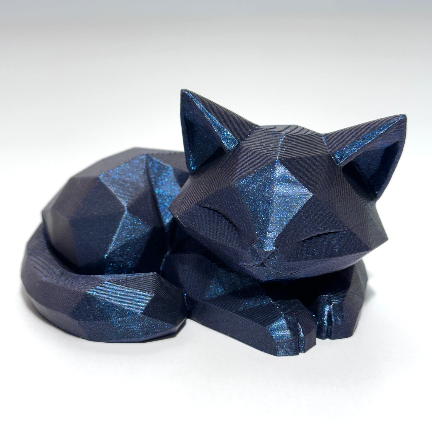 Low Poly Cat - 3D Printed Articulating Figure