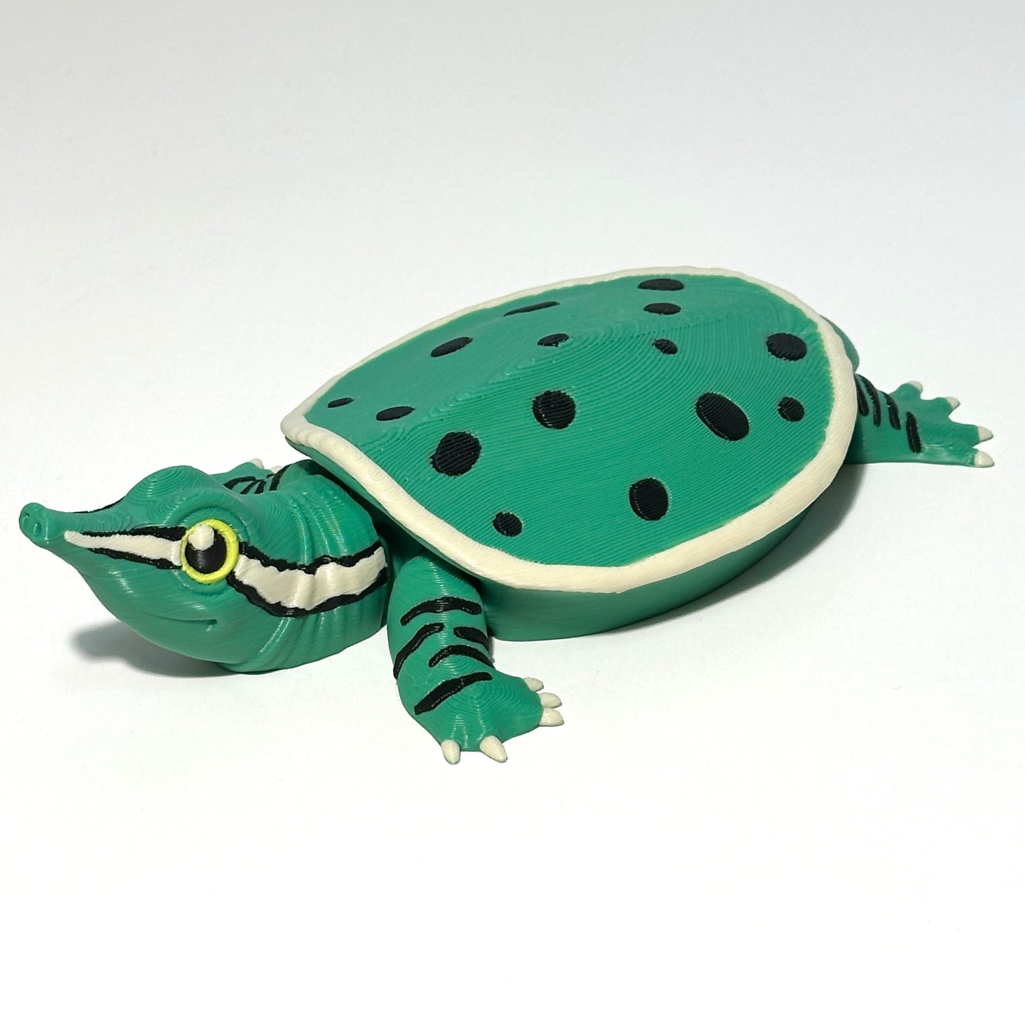 Soft Shell Turtle - 3D Printed Articulating Figure