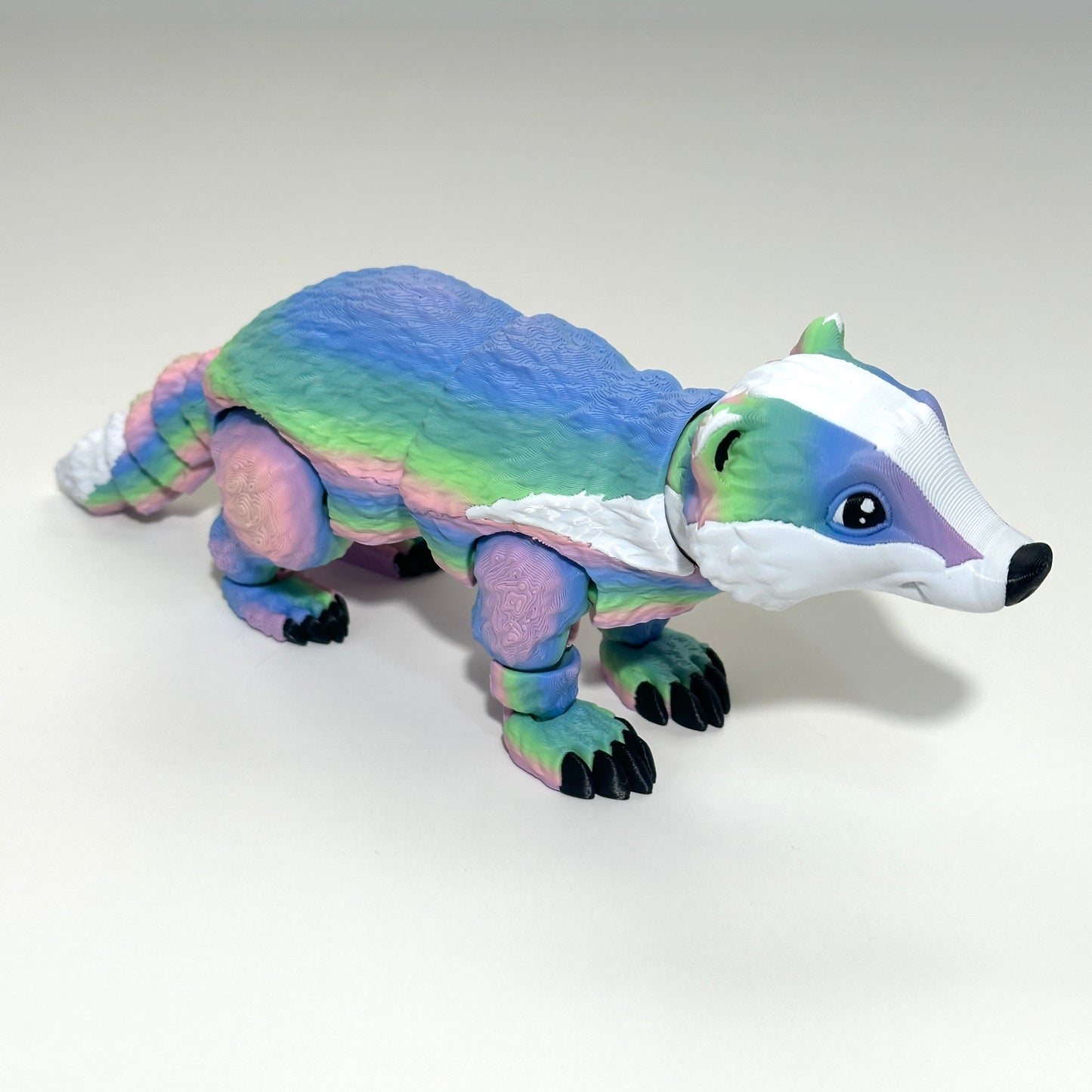 Flexi Badger - 3D Printed Articulating Figure