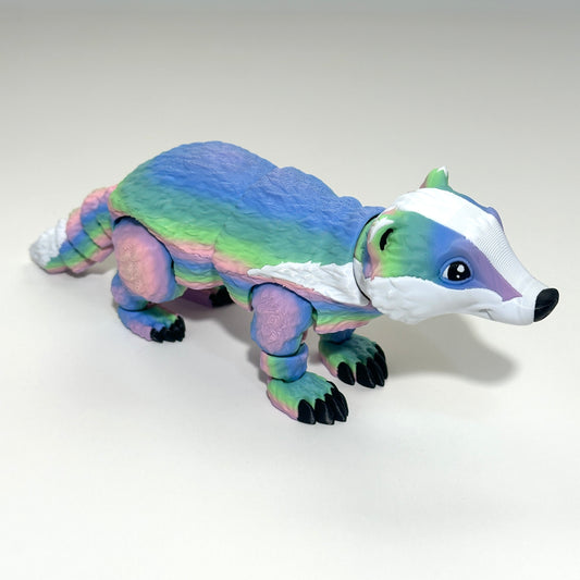 Flexi Badger - 3D Printed Articulating Figure