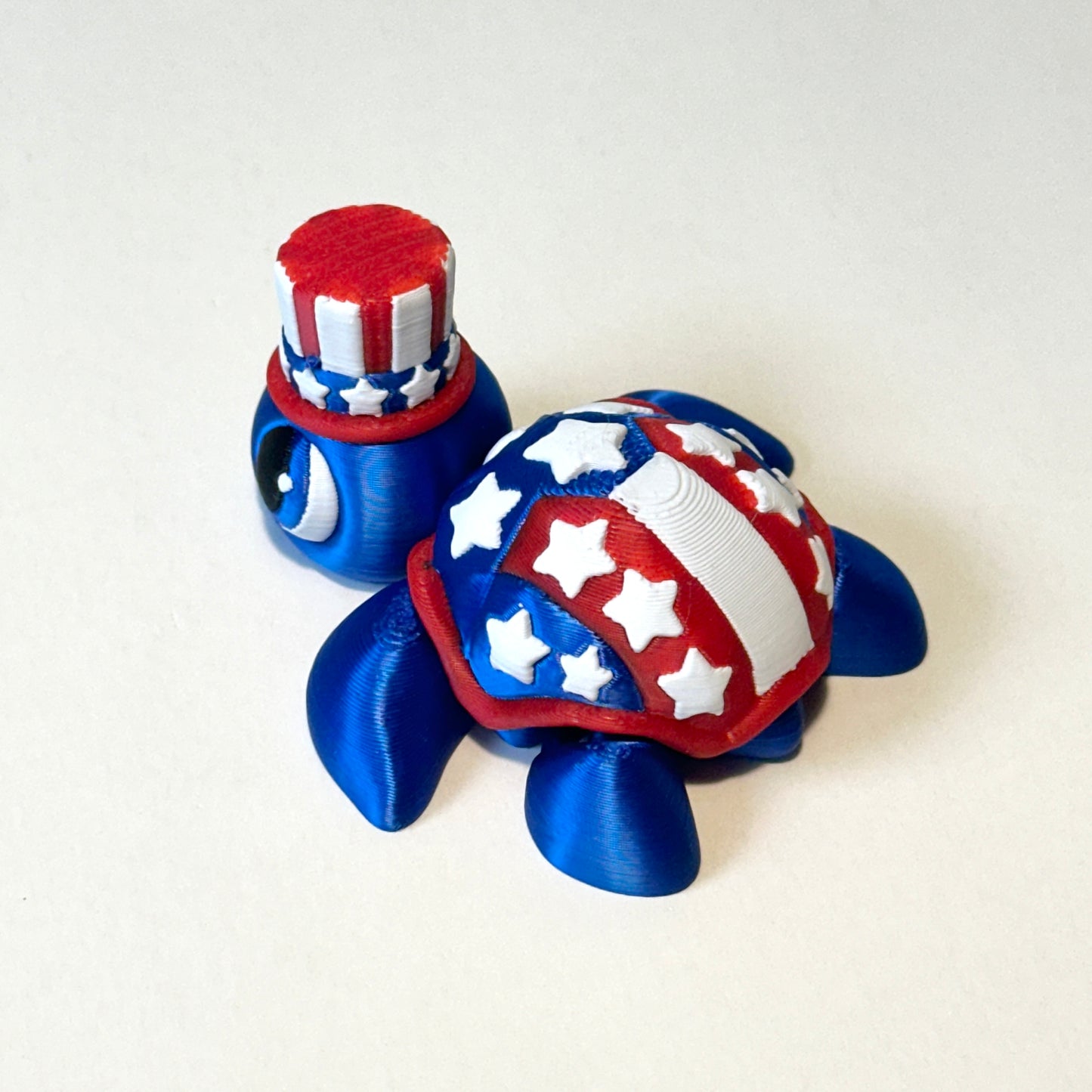 Patriot Turtle - 3D Printed Articulating Figure