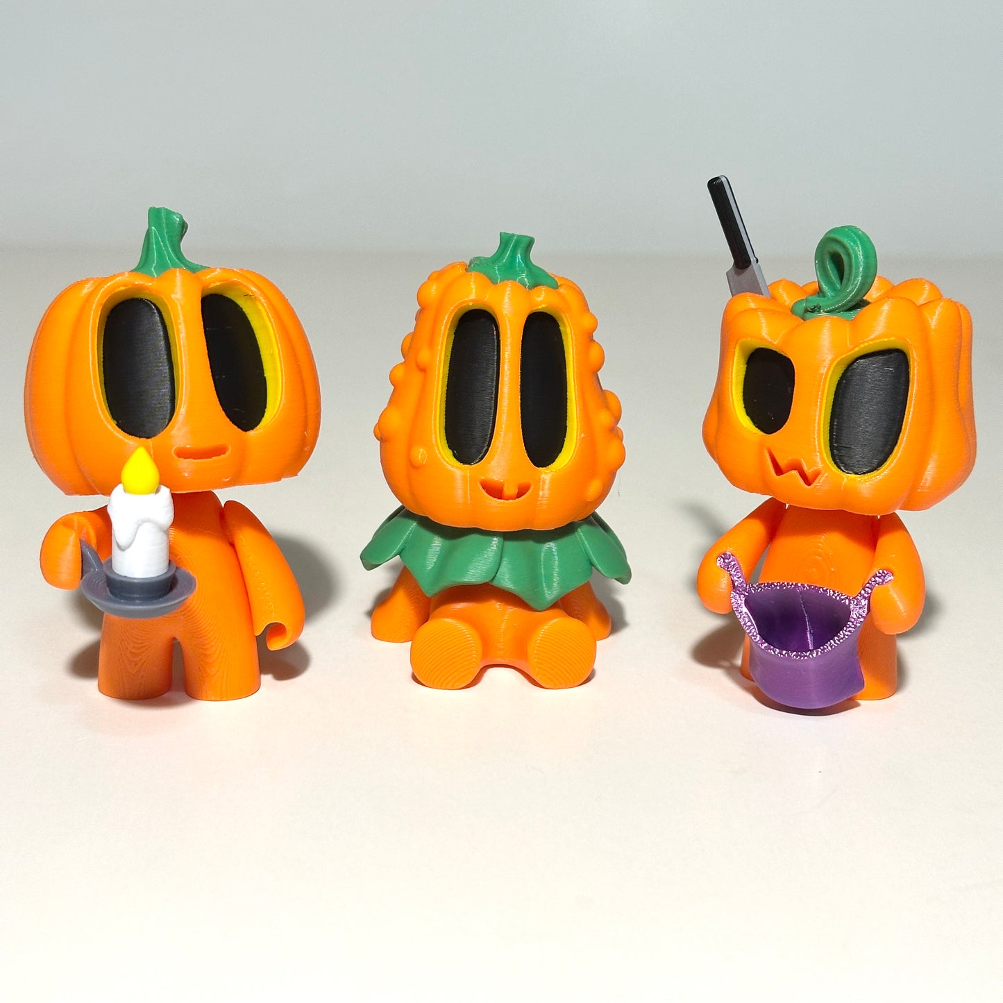 Blob Pumpkin - 3D Printed Articulating Figure
