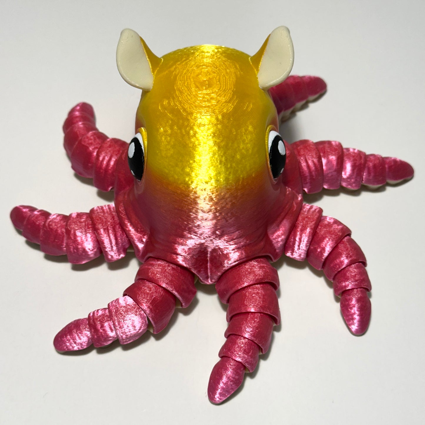 Flapjack Octopus - 3D Printed Articulating Figure