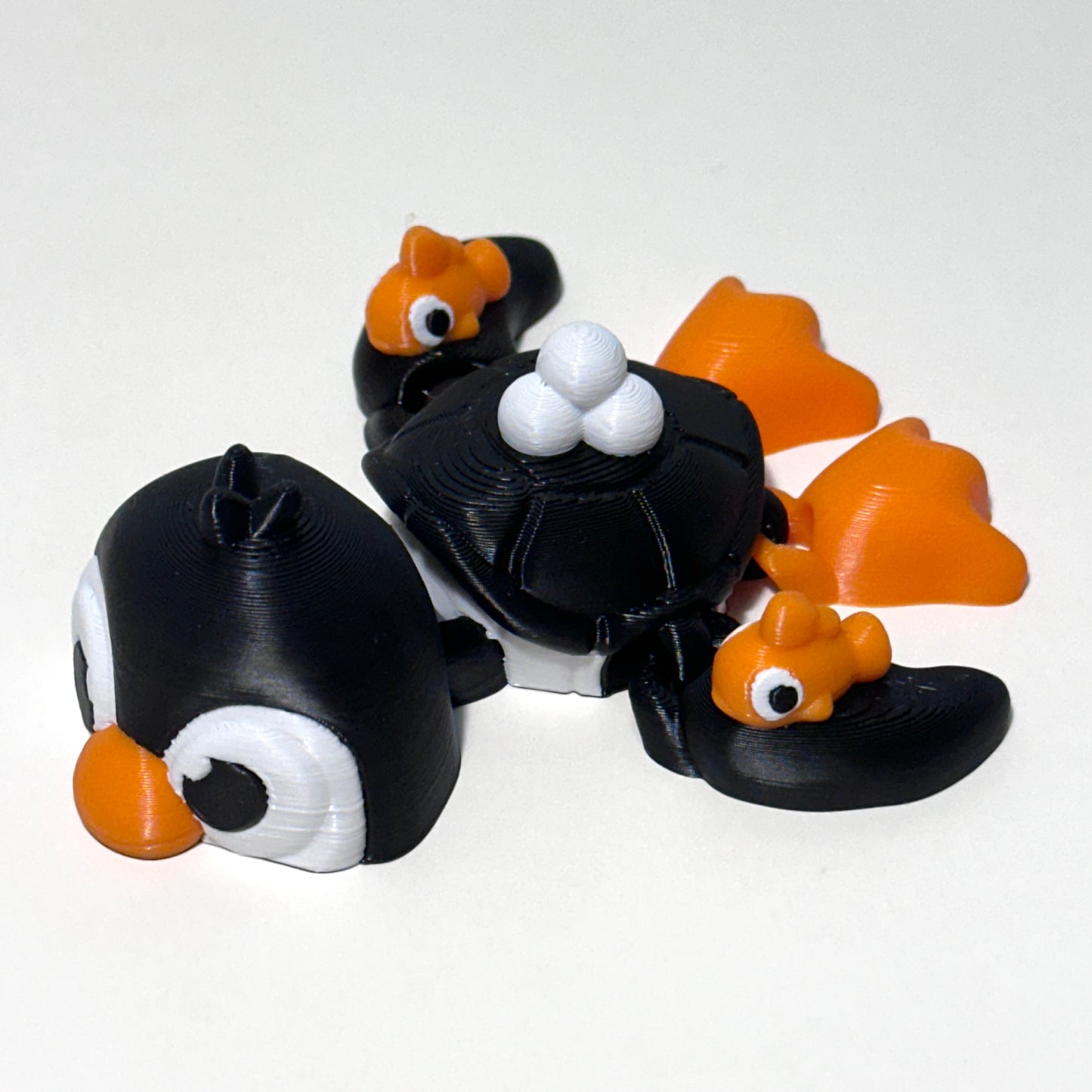 Penguin Turtle - 3D Printed Articulating Figure