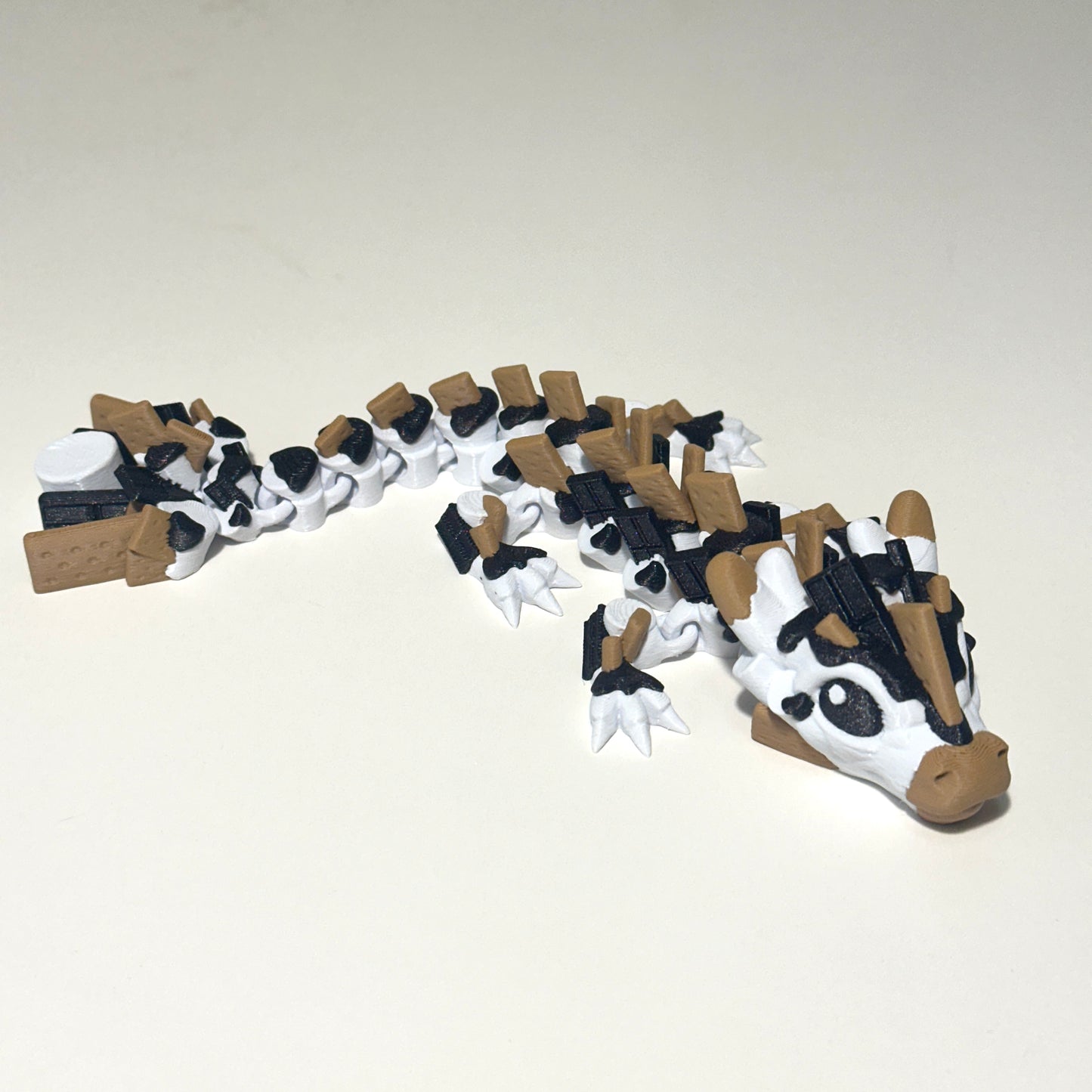 Baby S'mores Dragon - 3D Printed Articulating Figure