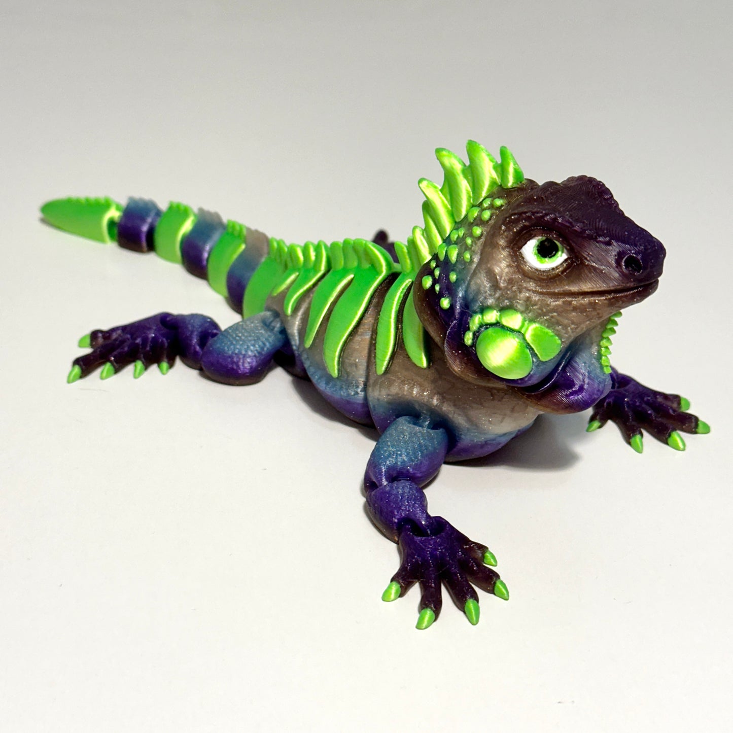 Flexi Iguana - 3D Printed Articulating Figure