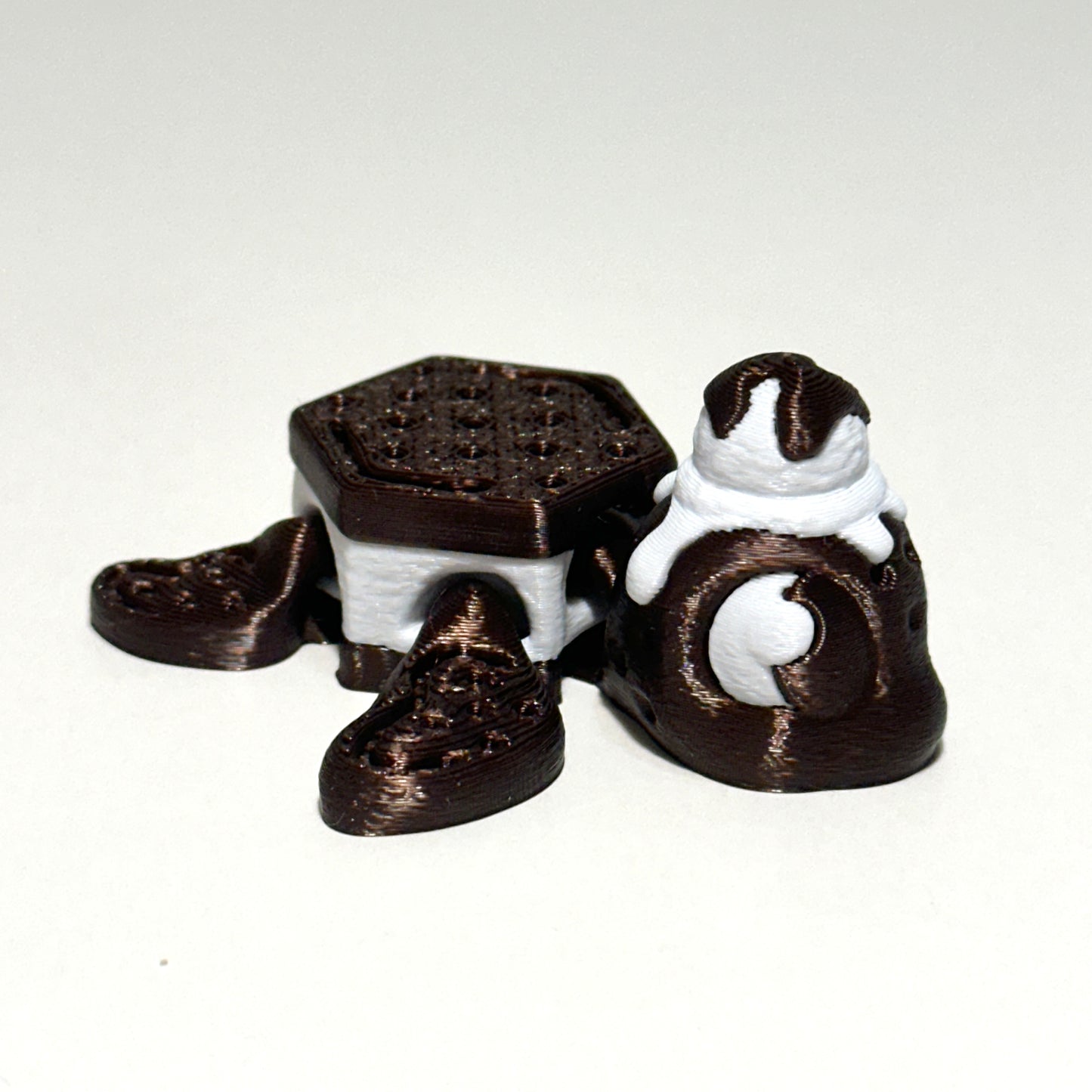 Ice Cream Sandwich Turtle - 3D Printed Articulating Figure