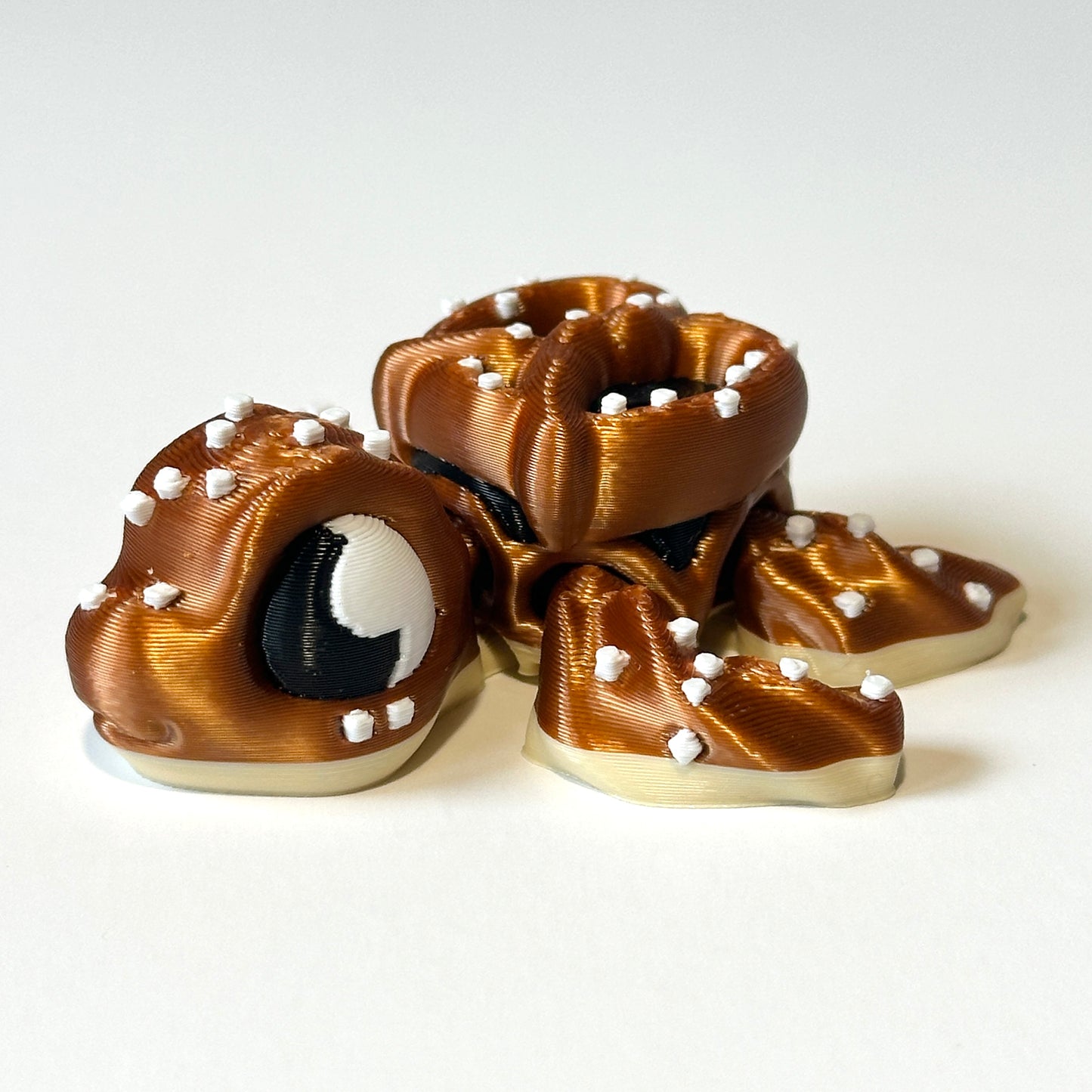 Pretzel Turtle - 3D Printed Articulating Figure