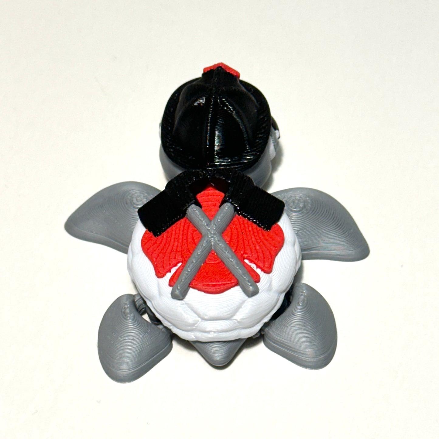 Firefighter Turtle - 3D Printed Articulating Figure