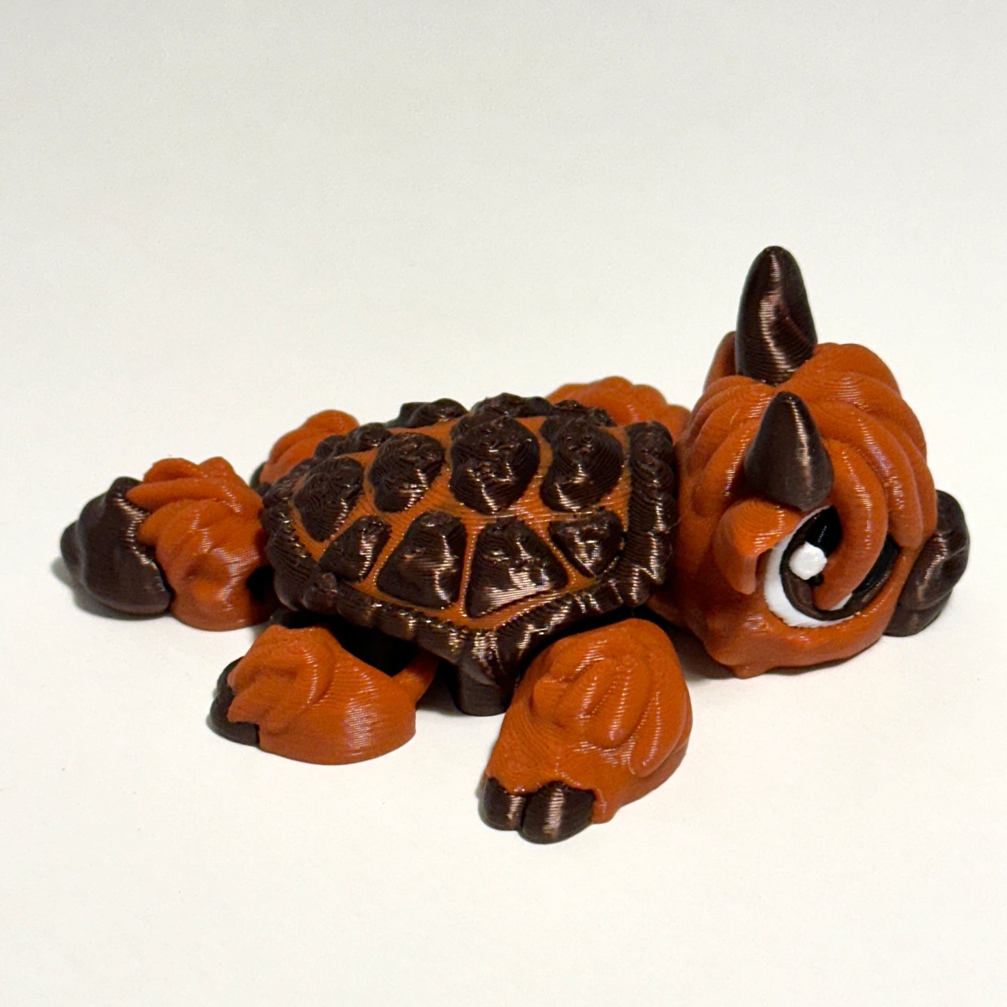 Highland Cow Turtle - 3D Printed Articulating Figure