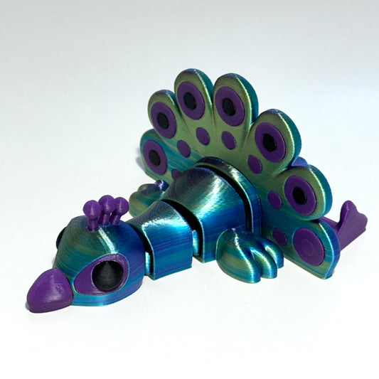 Flexi Peacock - 3D Printed Articulating Figure
