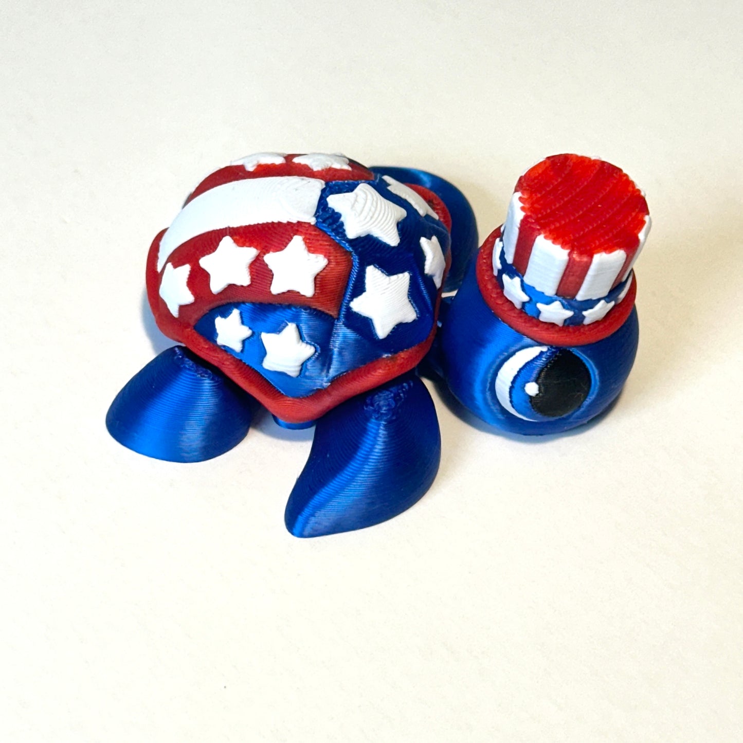Patriot Turtle - 3D Printed Articulating Figure