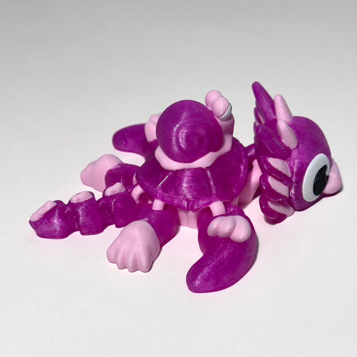 Axolotl Turtle - 3D Printed Articulating Figure