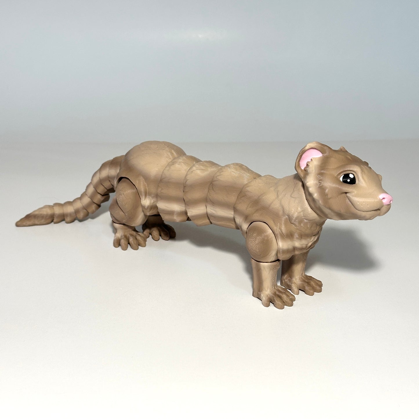 Large Ferret - 3D Printed Articulating Figure