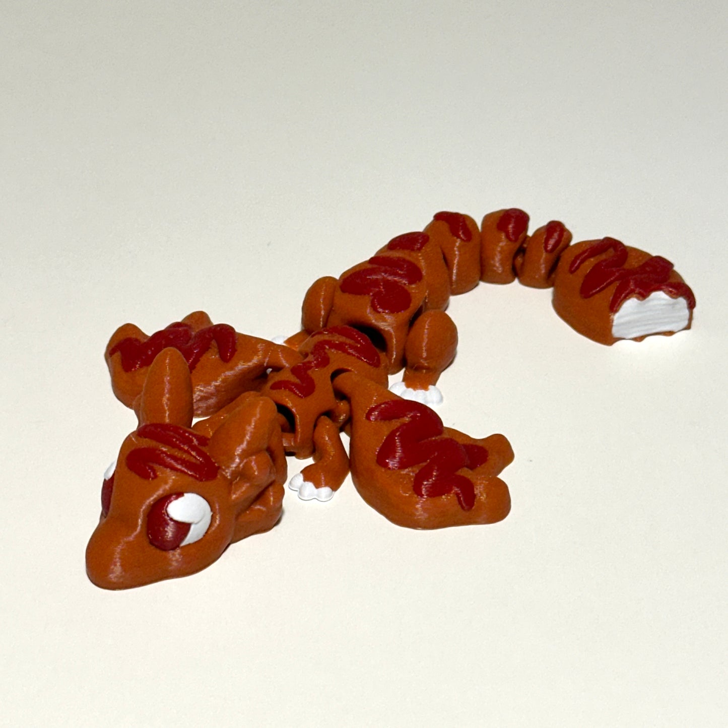 Baby Chicken Nugget Dragon - 3D Printed Articulating Figure