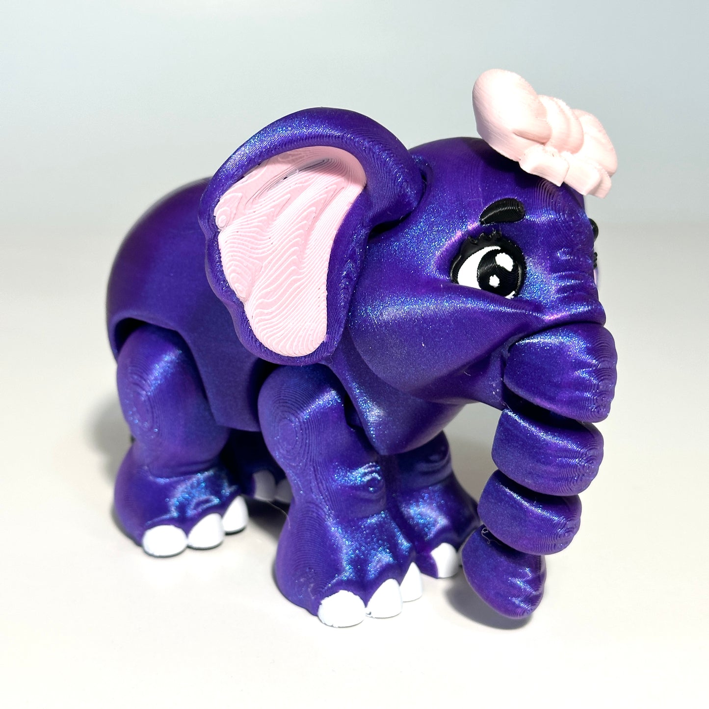 Baby Flexi Elephant - 3D Printed Articulating Figure