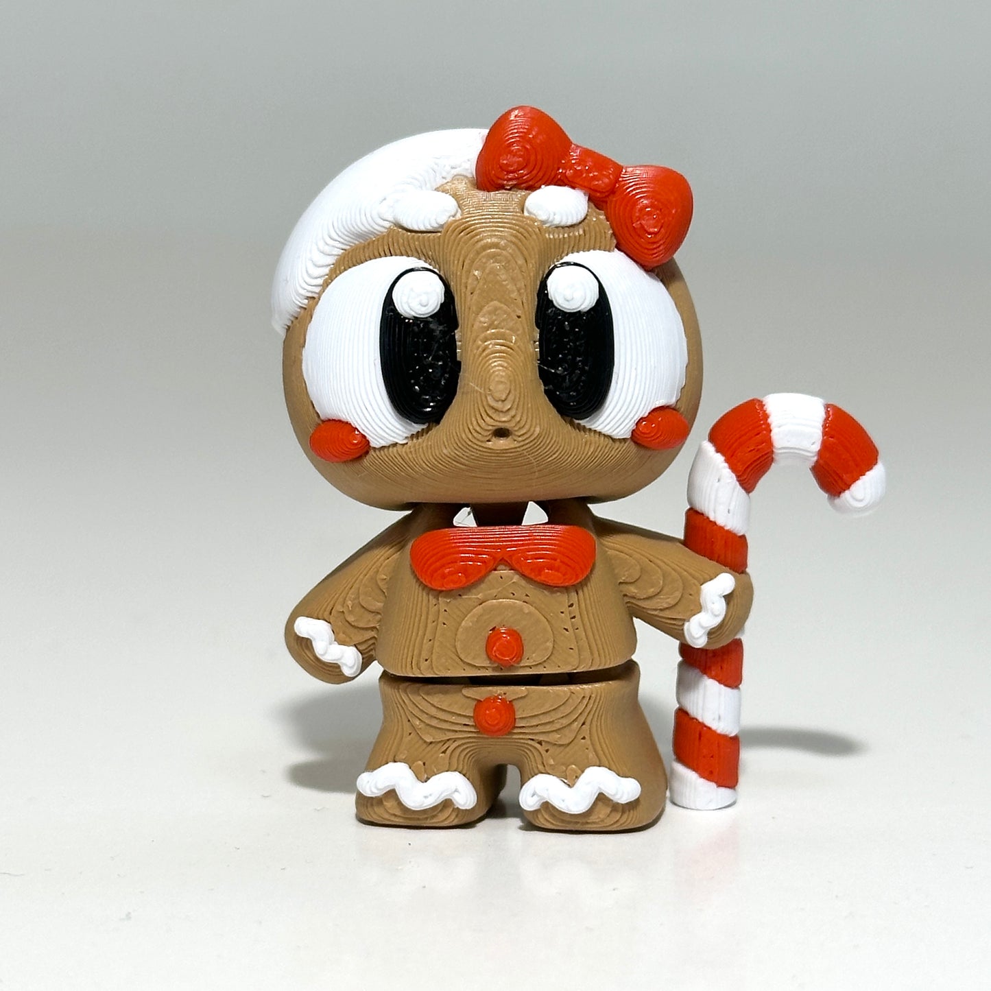 Mini Gingerbread Cookie - 3D Printed Articulating Figure