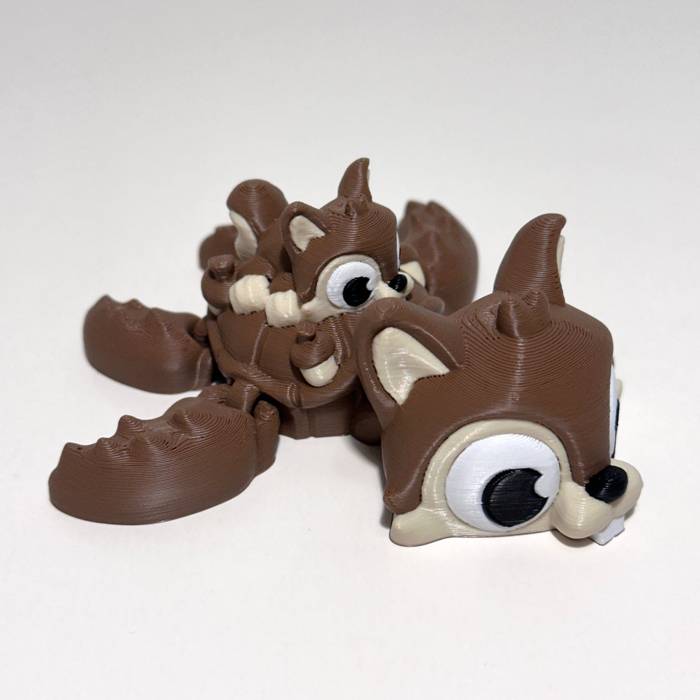 Squirrel Turtle - 3D Printed Articulating Figure