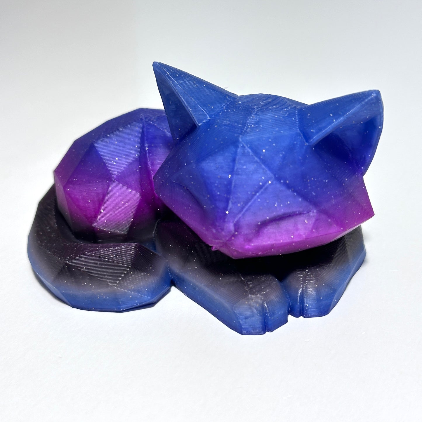 Low Poly Cat - 3D Printed Articulating Figure