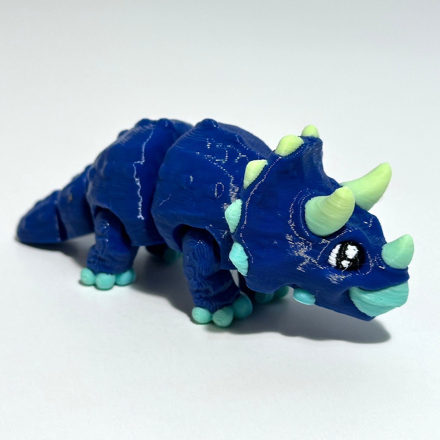 Baby Triceratops - 3D Printed Articulating Figure
