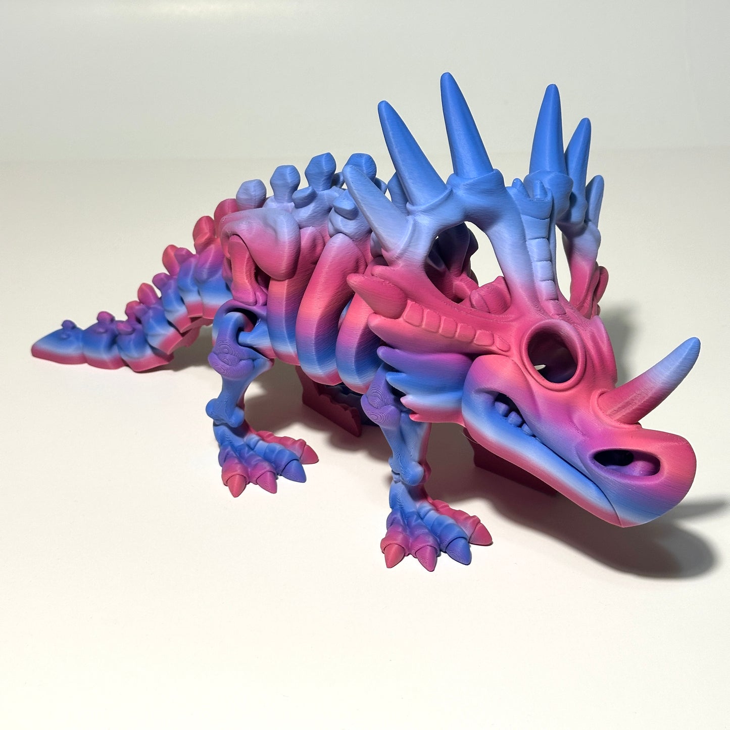 Flexi Skeleton Styracosaurus - 3D Printed Articulating Figure