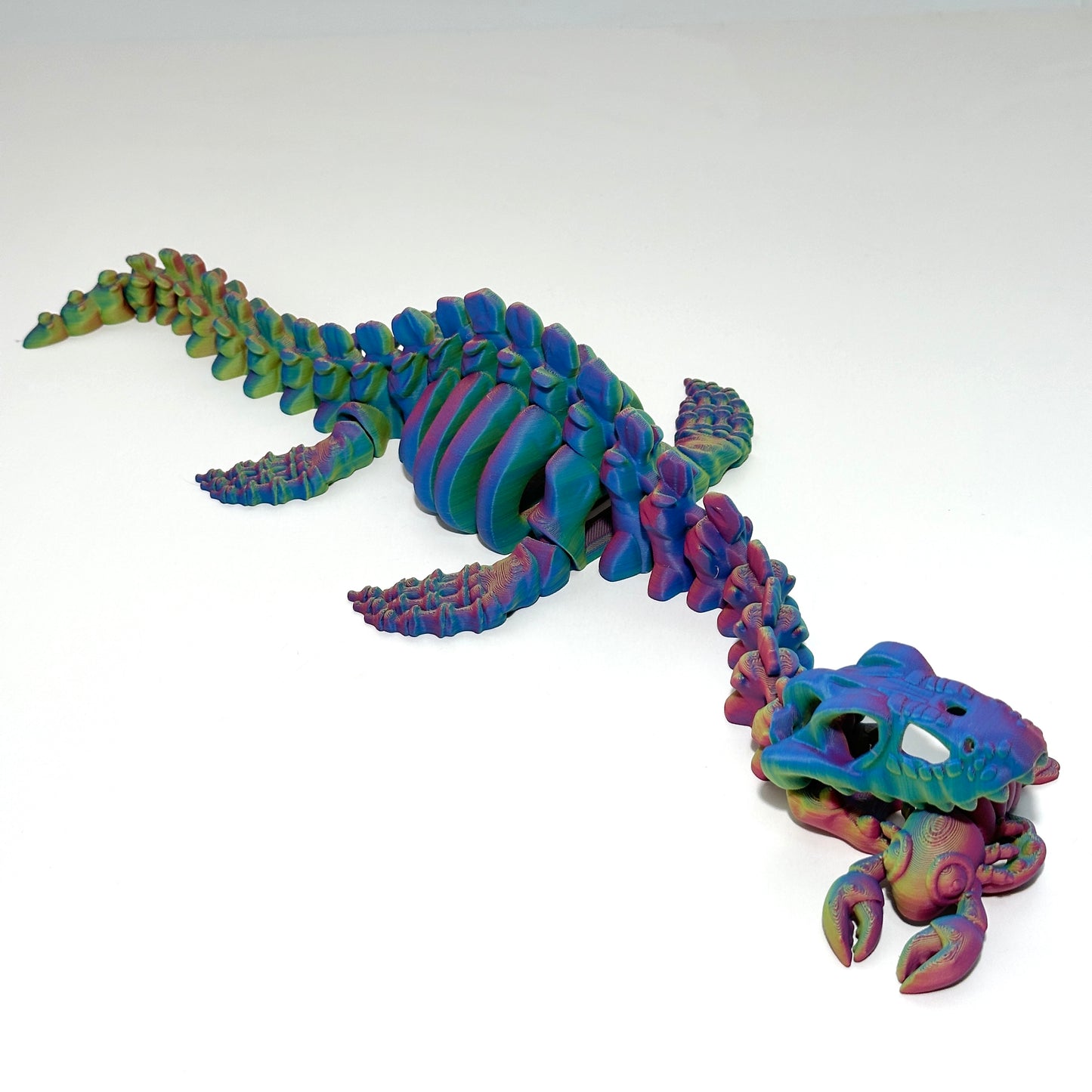 Giant Flexi Skeleton Plesiosaurus - 3D Printed Articulating Figure