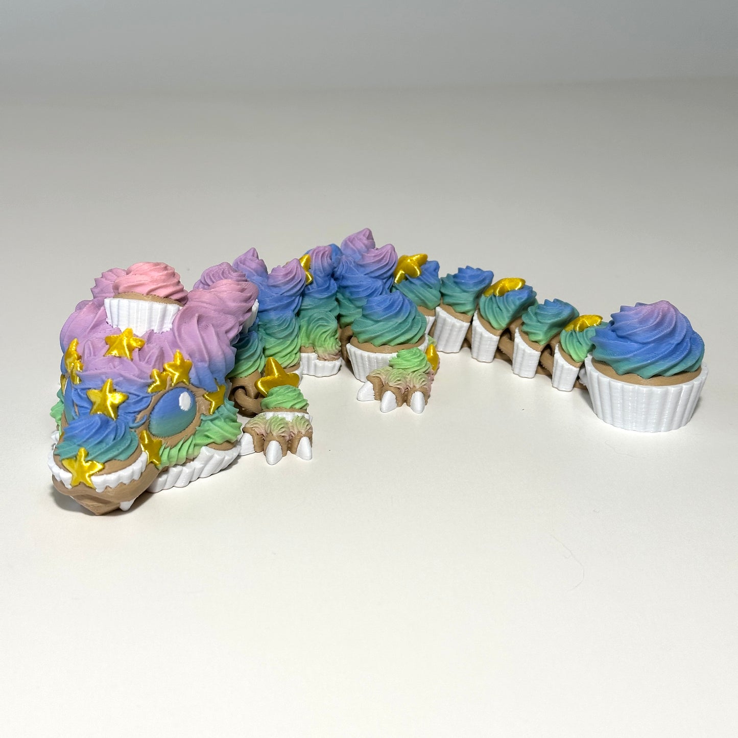 Baby Birthday Dragon - 3D Printed Articulating Figure