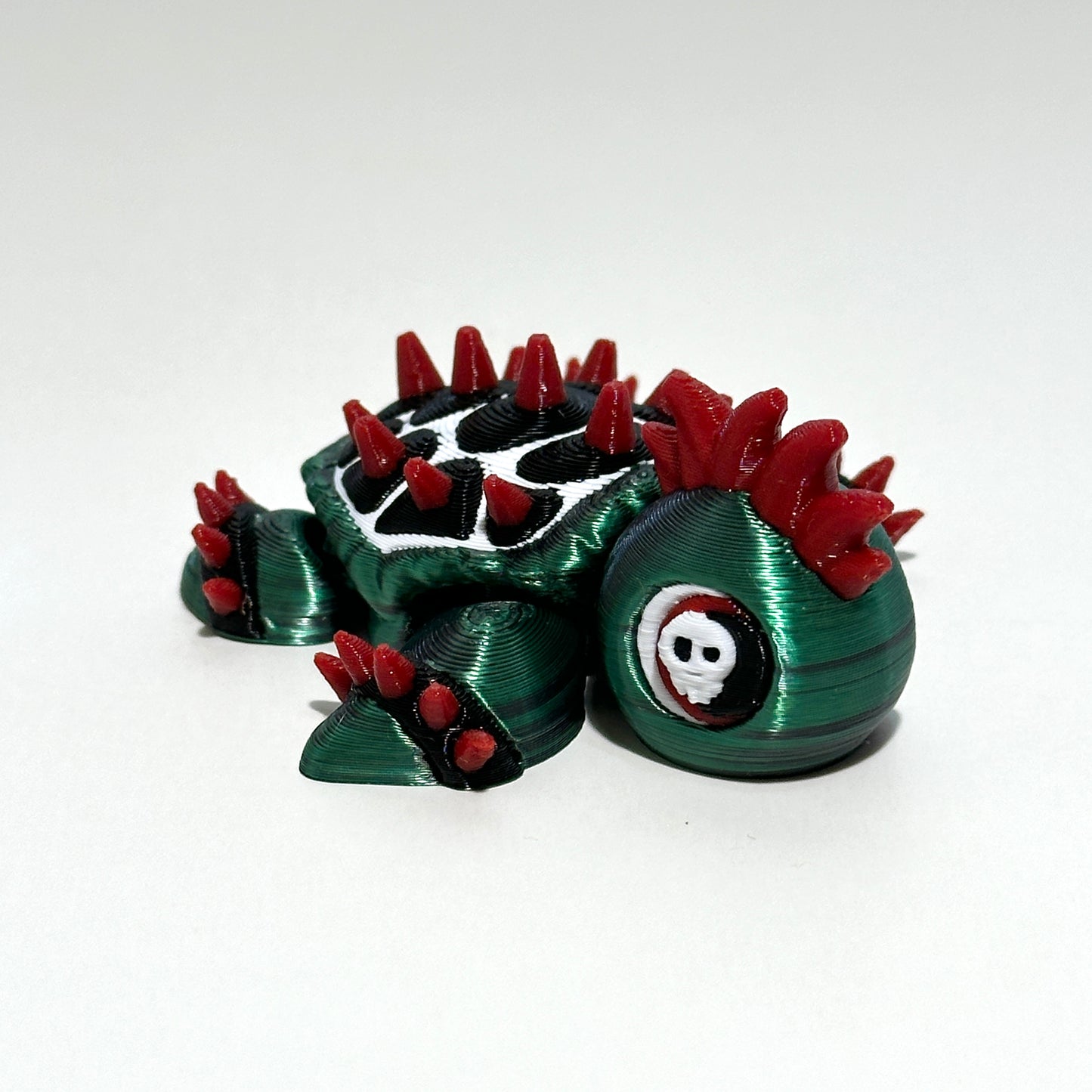 Punk Turtle - 3D Printed Articulating Figure