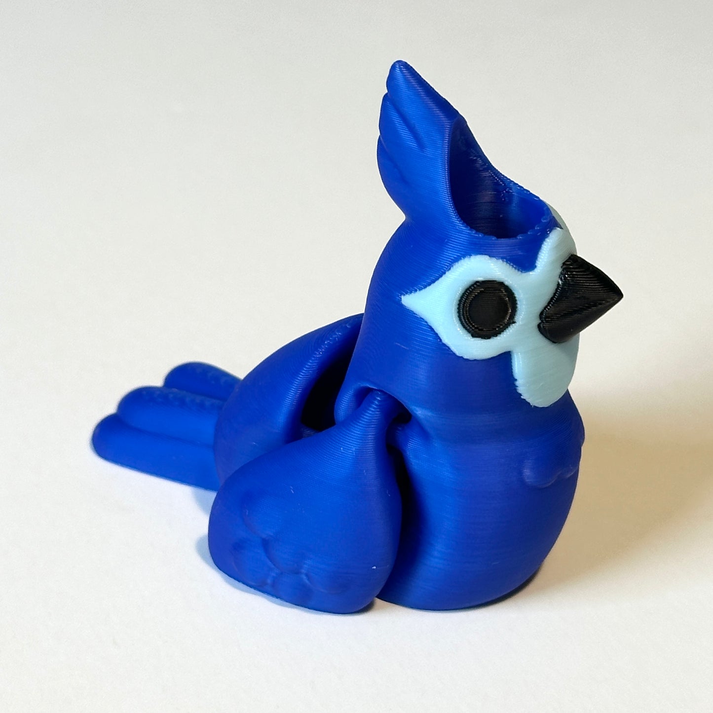 Blue Jay Straw Topper - 3D Printed Articulating Figure