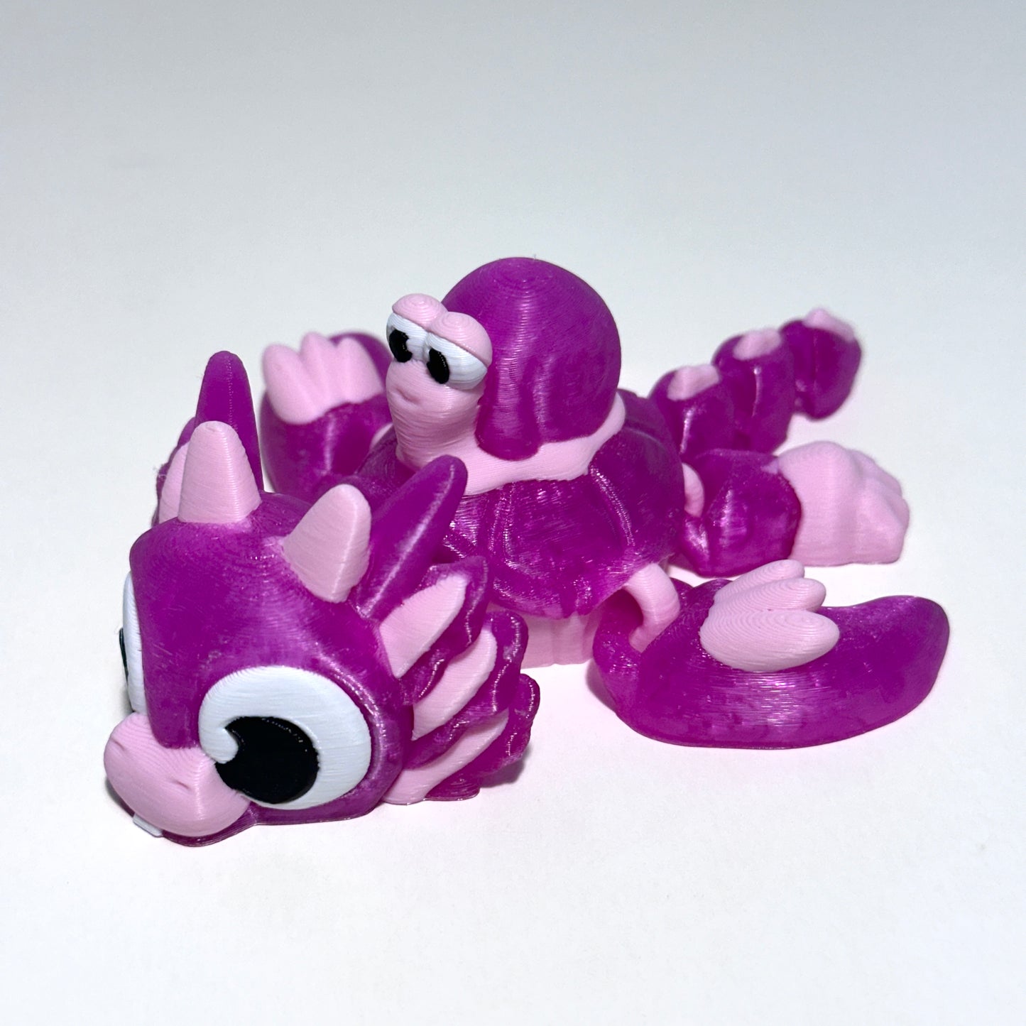 Axolotl Turtle - 3D Printed Articulating Figure