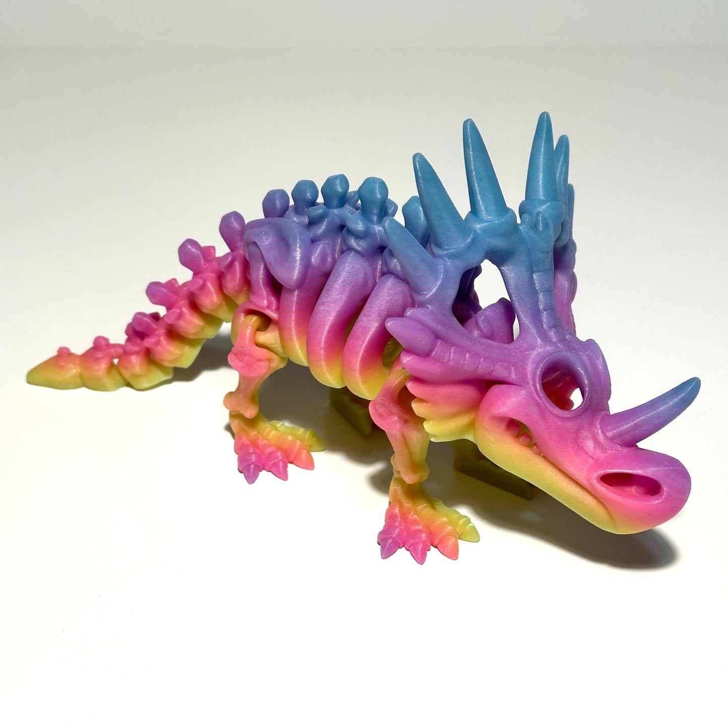 Flexi Skeleton Styracosaurus - 3D Printed Articulating Figure