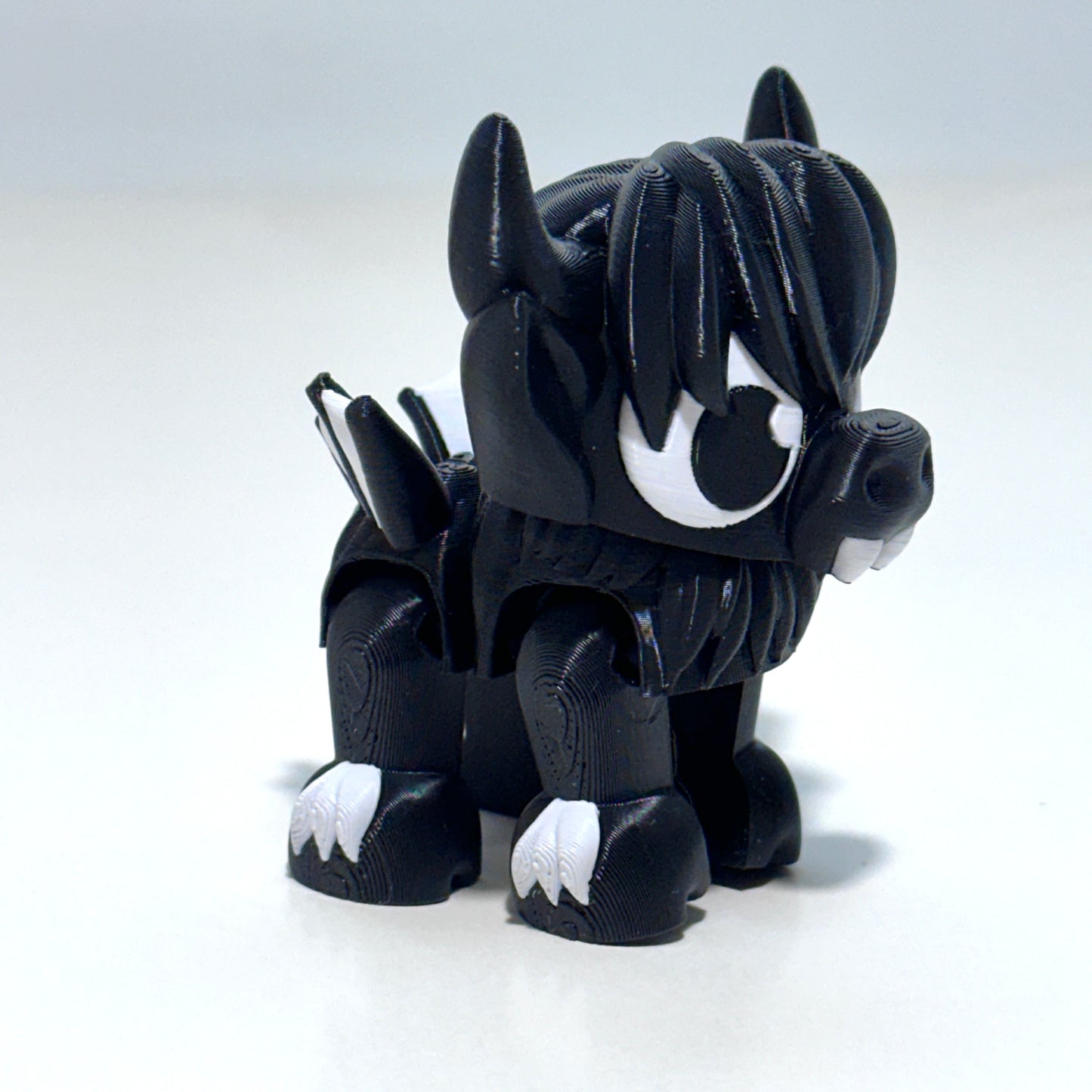 Halloween Highland Cow - 3D Printed Articulating Figure