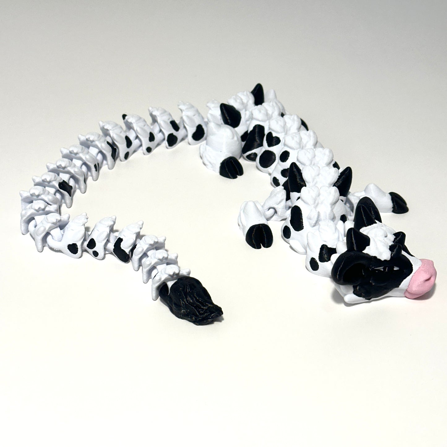 Large Cow Dragon - 3D Printed Articulating Figure