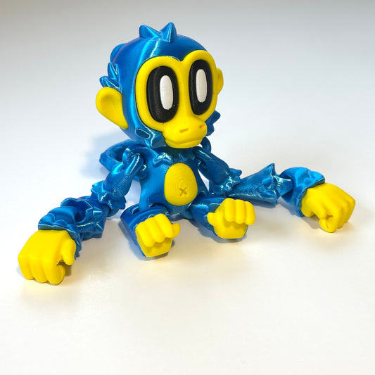 Blob Monkey - 3D Printed Articulating Figure