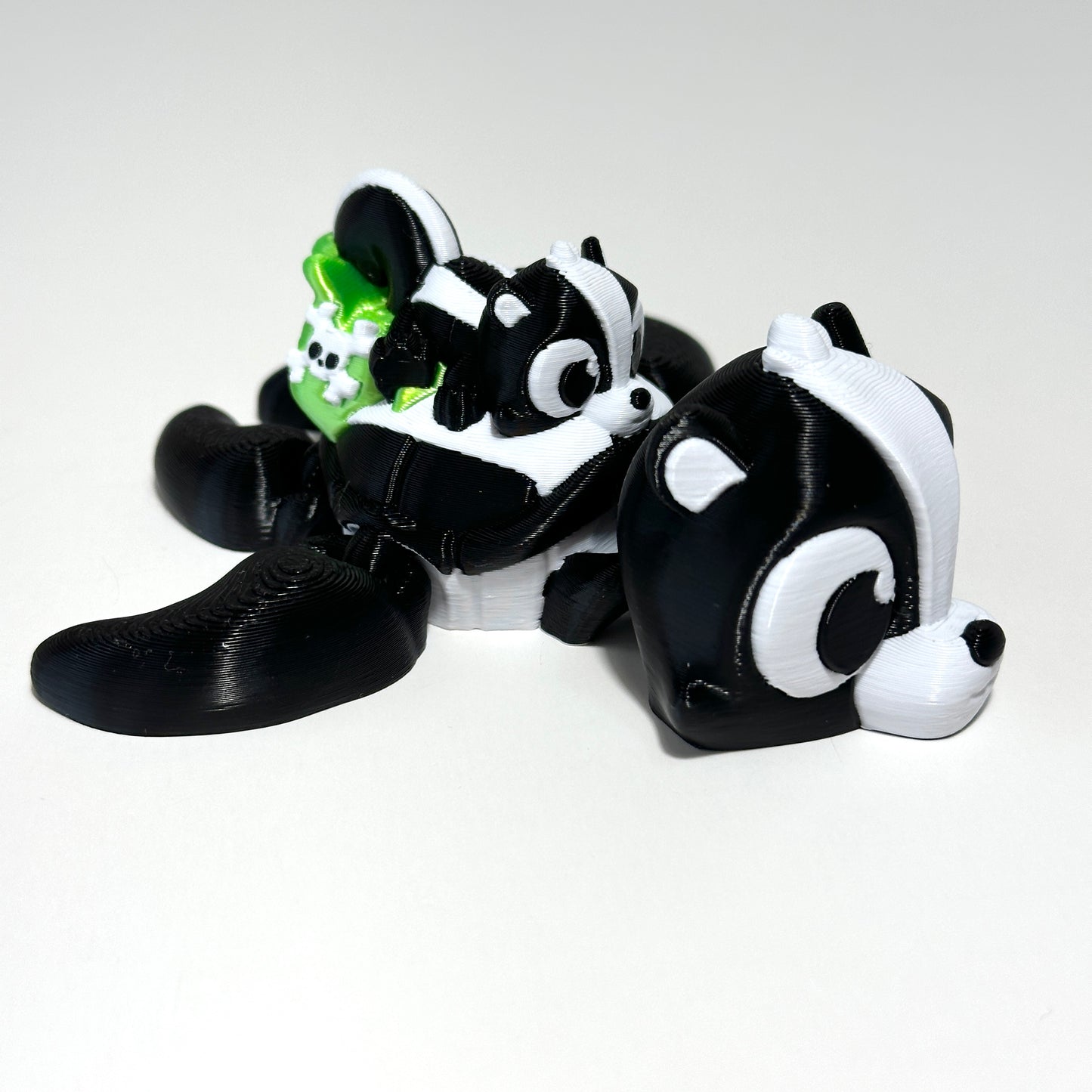 Skunk Turtle - 3D Printed Articulating Figure