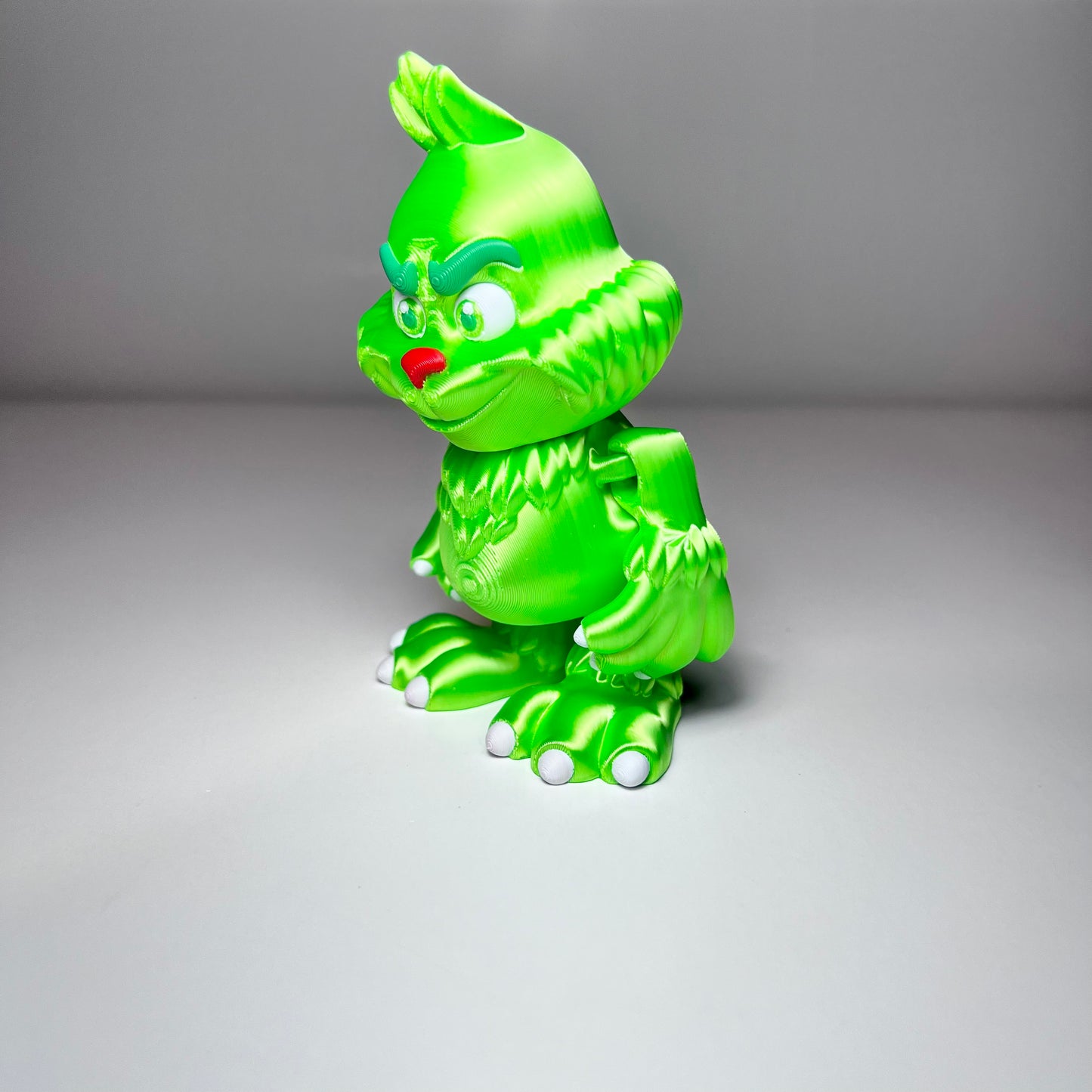 Anti Christmas Green Guy - 3D Printed Articulating Figure