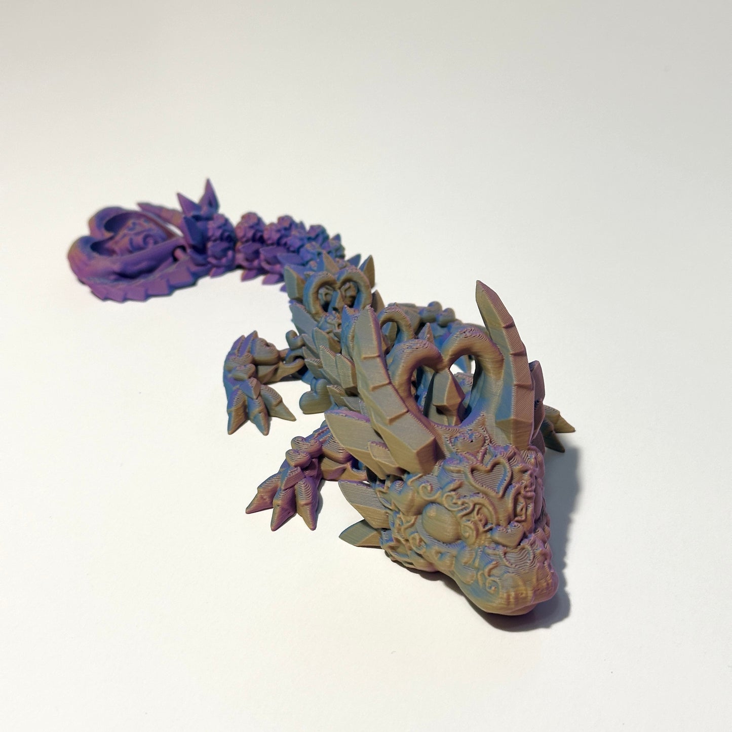 Baby Dark Heart Dragon - 3D Printed Articulating Figure