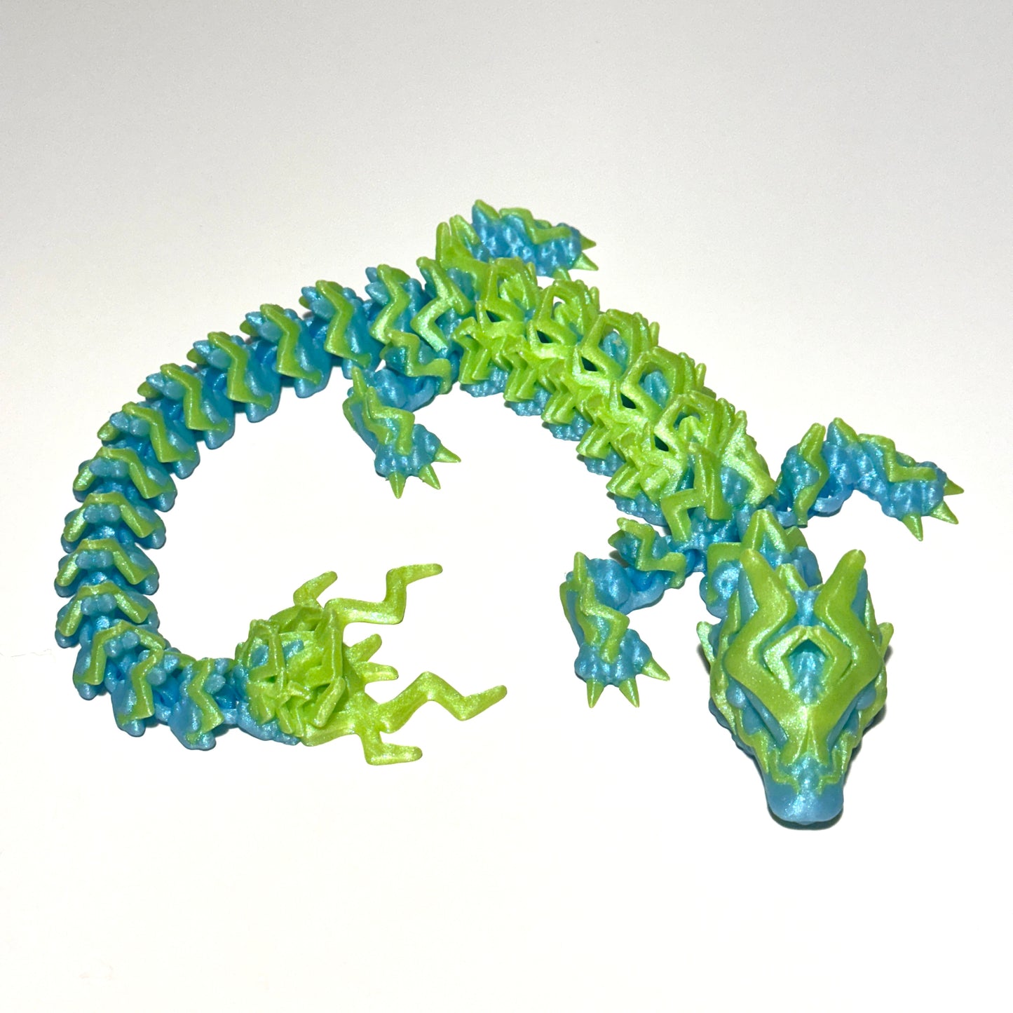 Large Storm Dragon - 3D Printed Articulating Figure