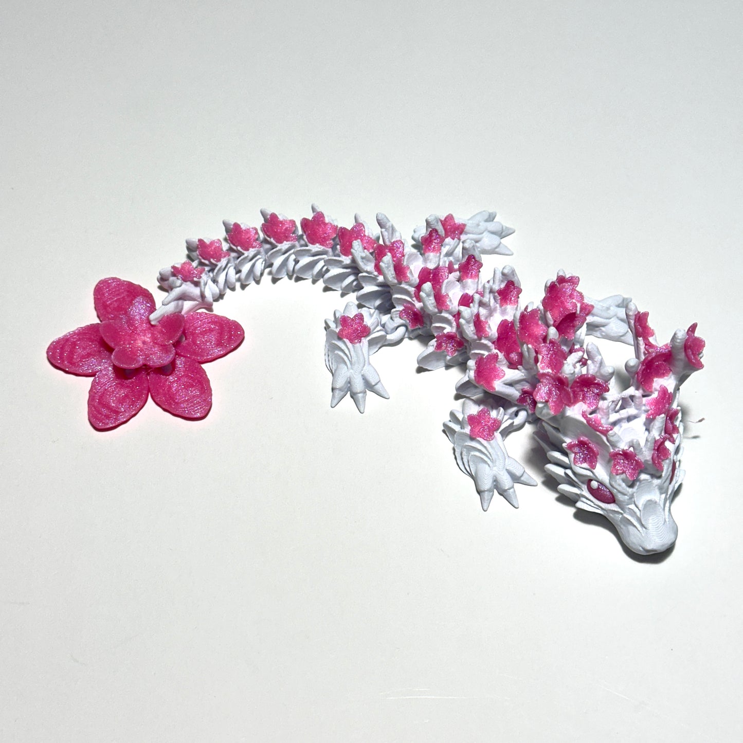 Baby Cherry Blossom Dragon - 3D Printed Articulating Figure