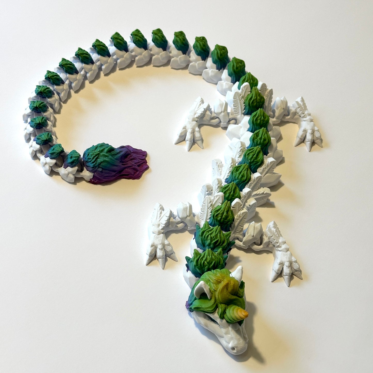 Large Alicorn Dragon - 3D Printed Articulating Figure