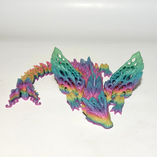 Fae Wolf Dragon - 3D Printed Articulating Figure