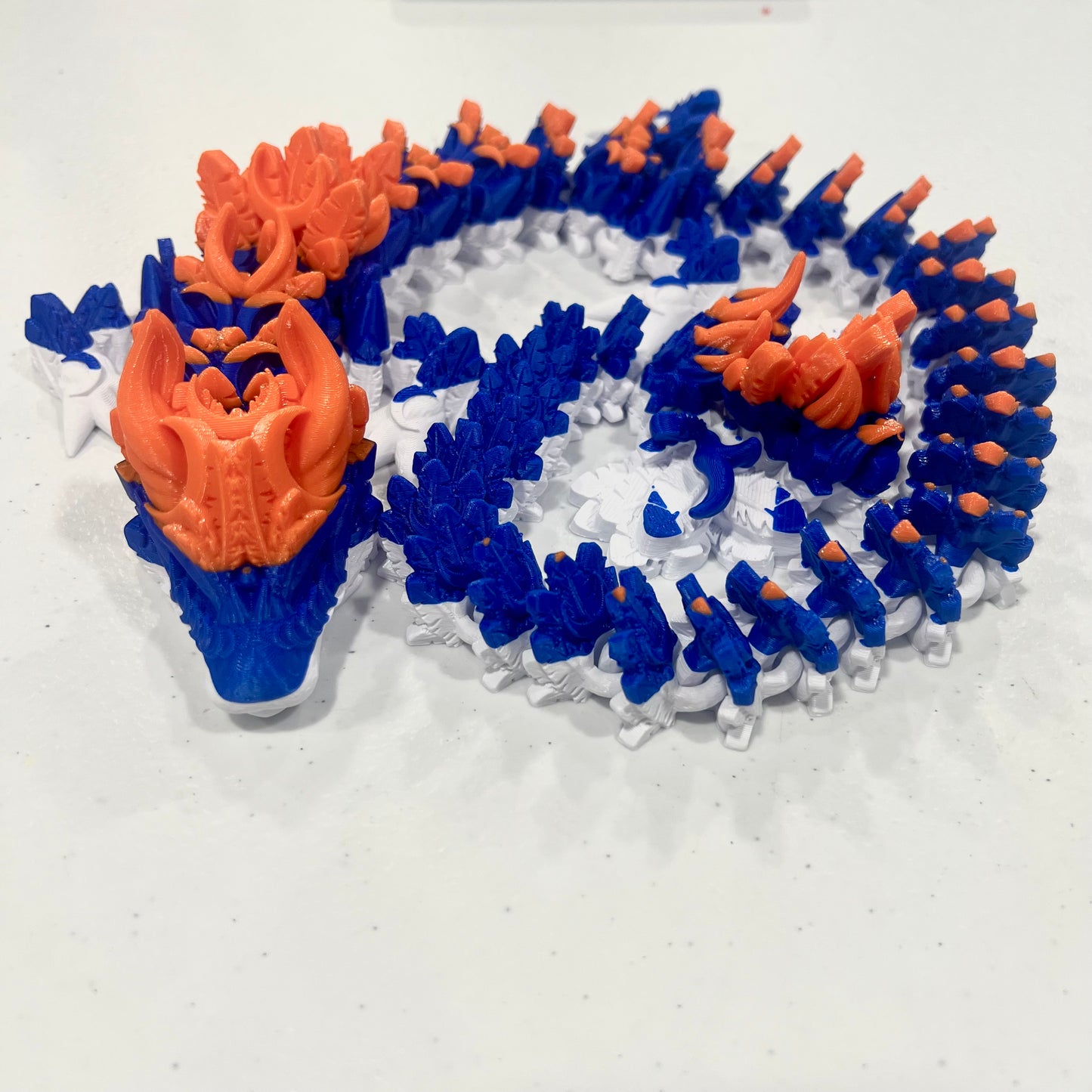 Large Lunar Dragon - 3D Printed Articulating
