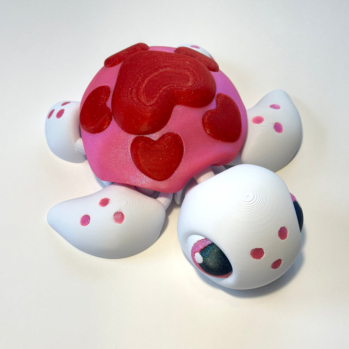 Giant Love Turtle - 3D Printed Articulating Figure