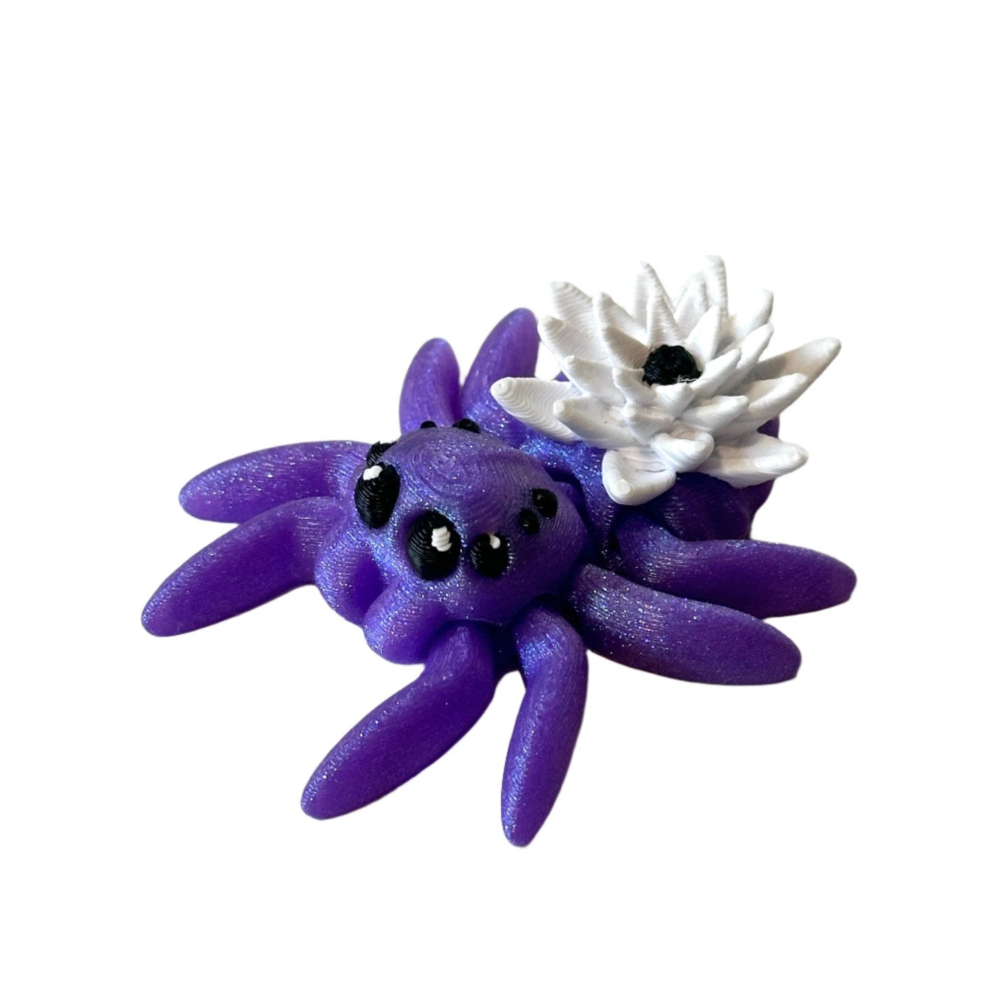 Tiny Water Lily Spider - 3D Printed Articulating Figure