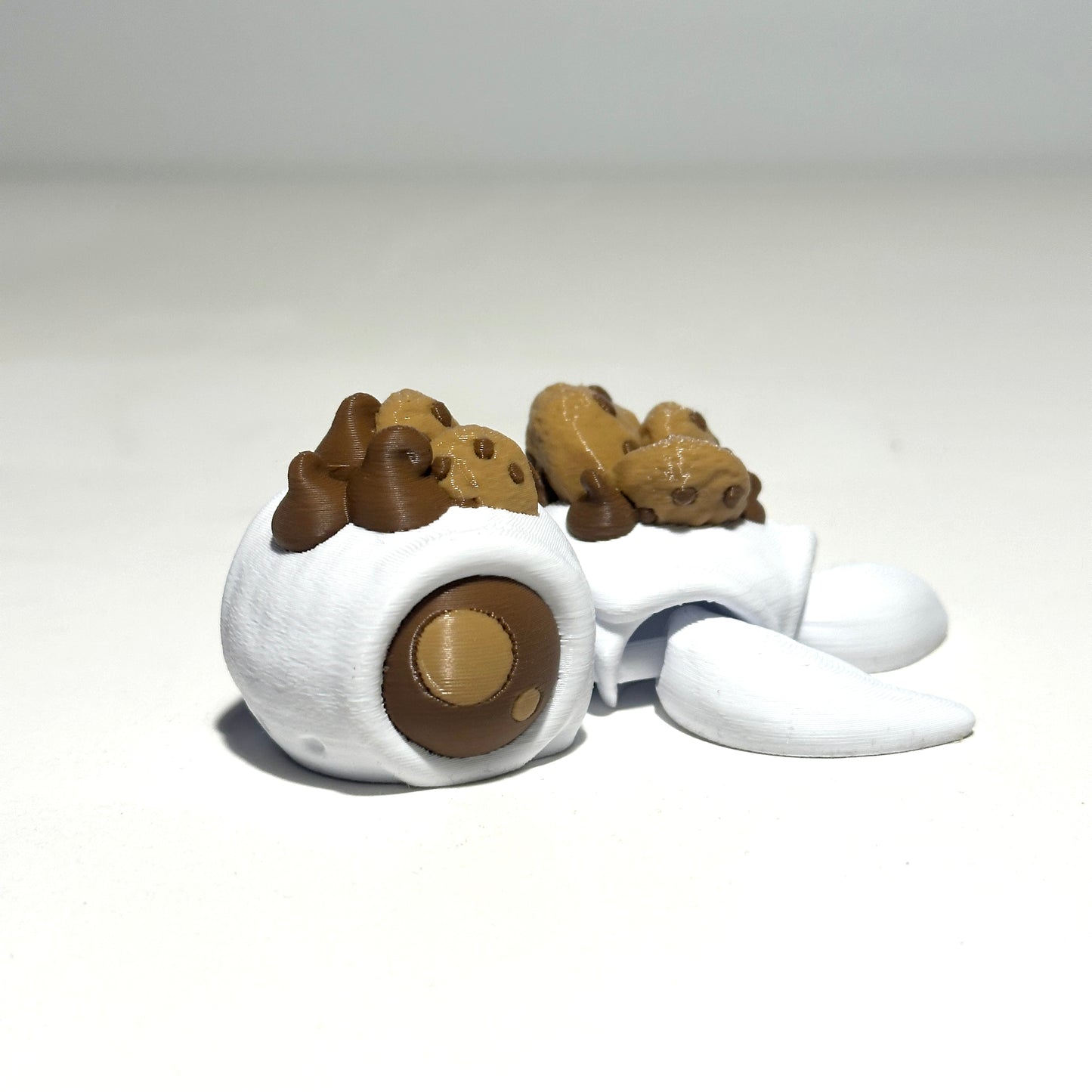 Milk and Cookies Turtle - 3D Printed Articulating Figure